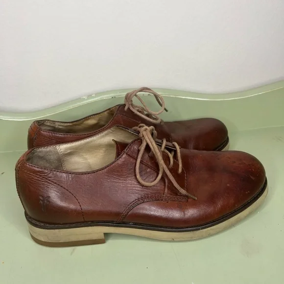 Frye | Shoes | Frye Grant Oxford Mens Brown Leather Dress  display picture 1